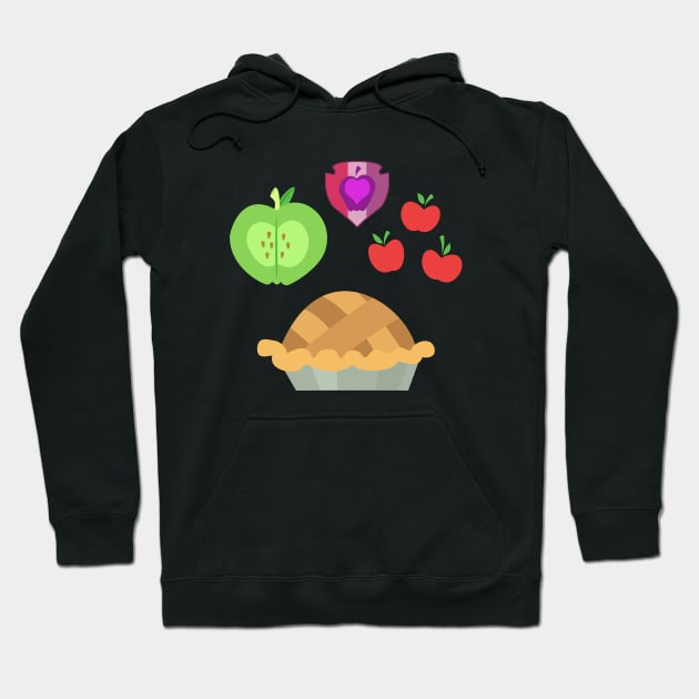 The Apple Family Cutie Mark Hoodie by ariados4711